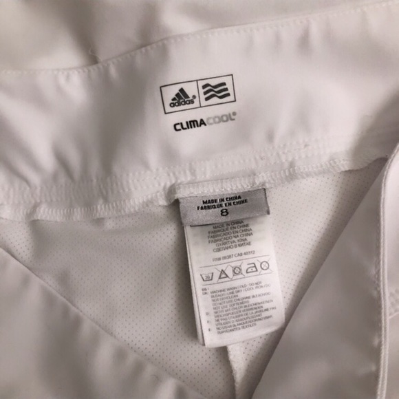 Adidas | Climacool white with black trim skort (8) - Picture 5 of 6
